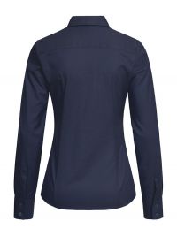 Blaue Damen Bluse Slim Fit